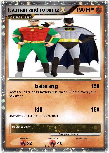 Pokemon batman and robin