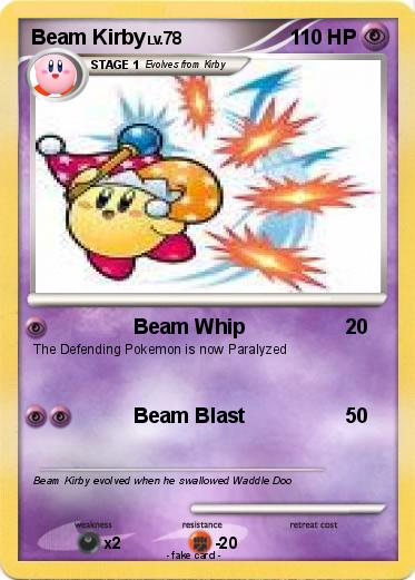 Pokemon Beam Kirby