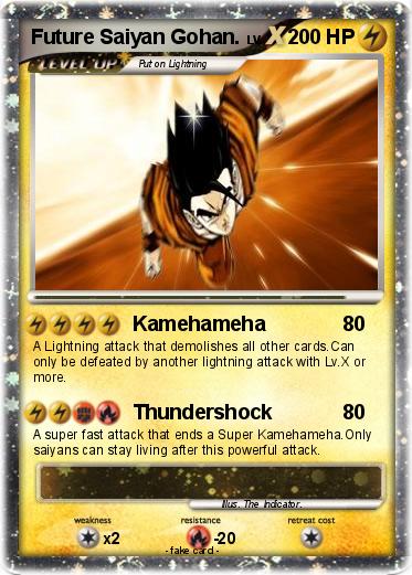Pokemon Future Saiyan Gohan.