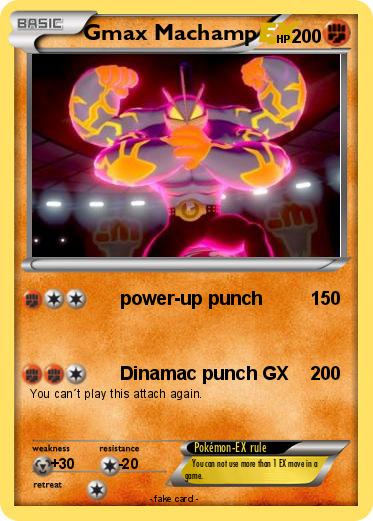 Pokemon Gmax Machamp