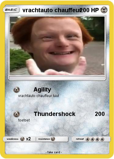 Pokemon vrachtauto chauffeur