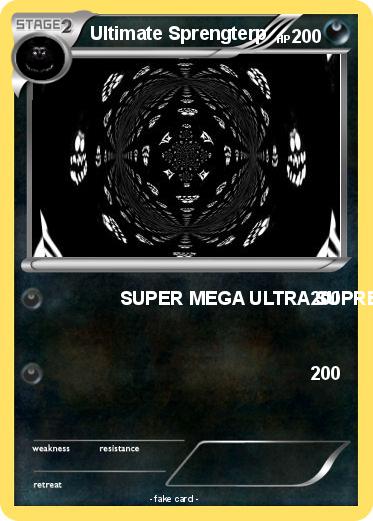 Pokemon Ultimate Sprengterp