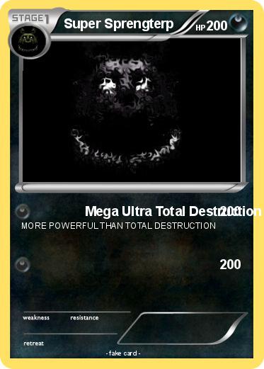 Pokemon Super Sprengterp