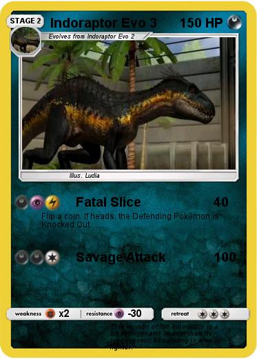 Pokemon Indoraptor Evo 3