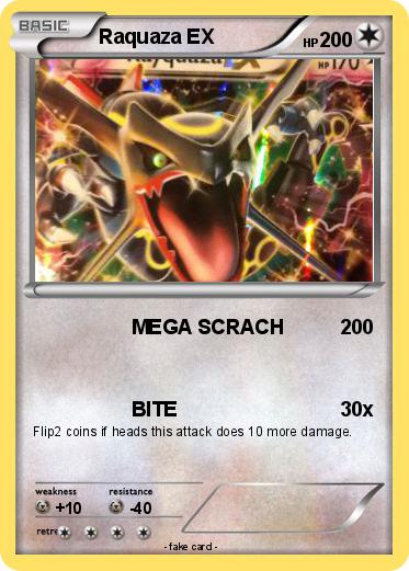 Pokemon Raquaza EX