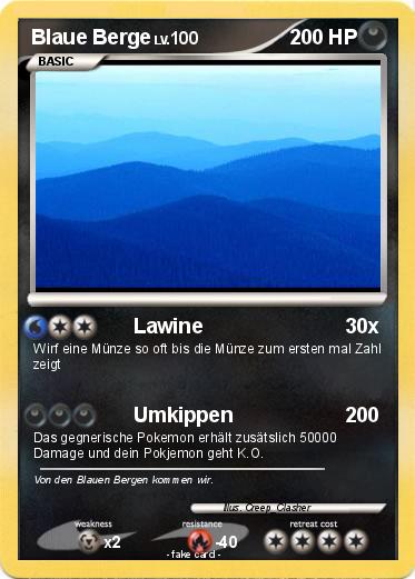 Pokemon Blaue Berge
