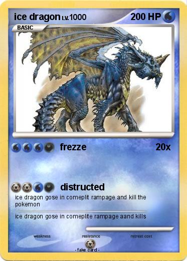 Pokemon ice dragon