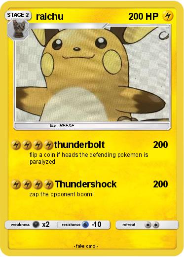 Pokemon raichu