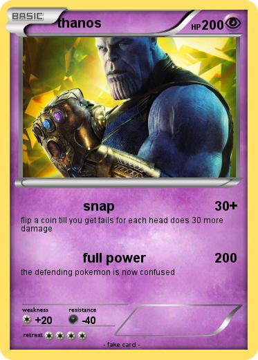 Pokemon thanos