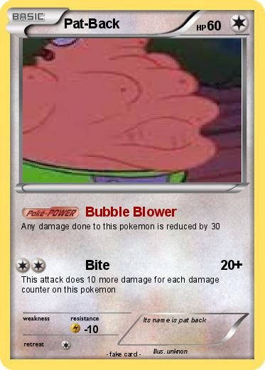Pokemon Pat-Back