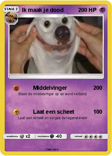 Pokemon Ik maak je dood