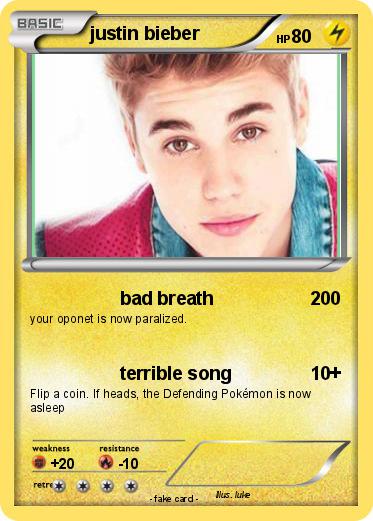 Pokemon justin bieber