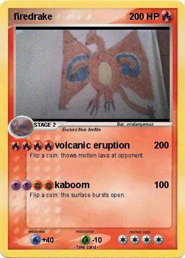 Pokemon firedrake
