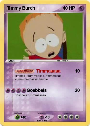 Pokemon Timmy Burch