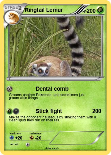 Pokemon Ringtail Lemur Pokemon Ringtail Lemur
