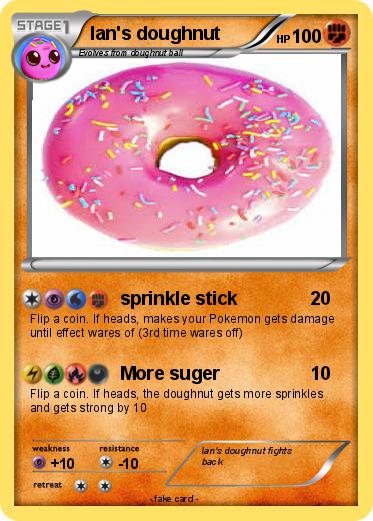 Pokemon Ian's doughnut