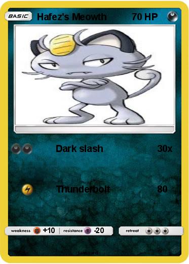 Pokemon Hafez's Meowth