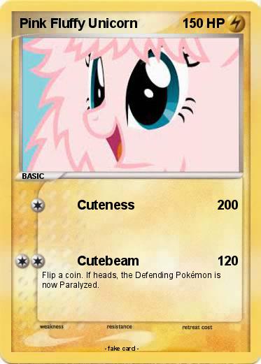 Pokemon Pink Fluffy Unicorn