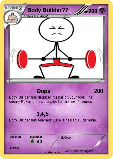 Pokemon Body Builder??