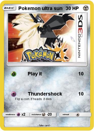 Pokemon Pokemon ultra sun