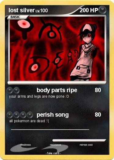 Pokemon lost silver