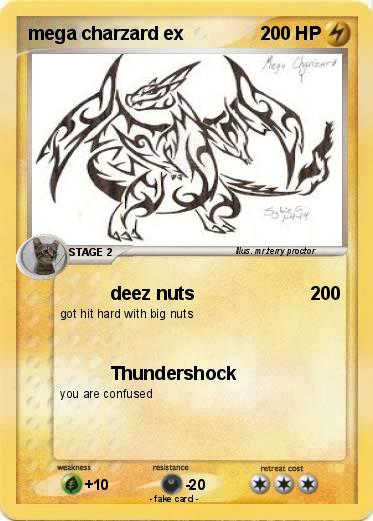 Pokemon mega charzard ex