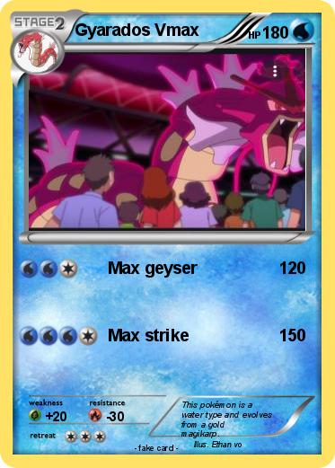 Pokemon Gyarados Vmax
