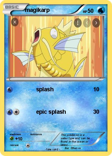 Pokemon magikarp