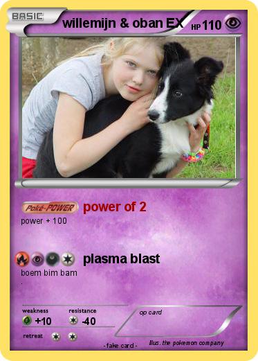 Pokemon willemijn & oban EX