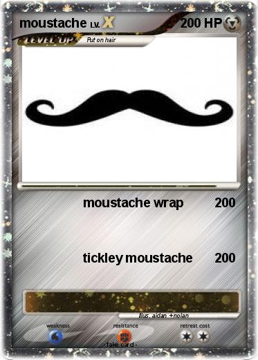 Pokemon moustache