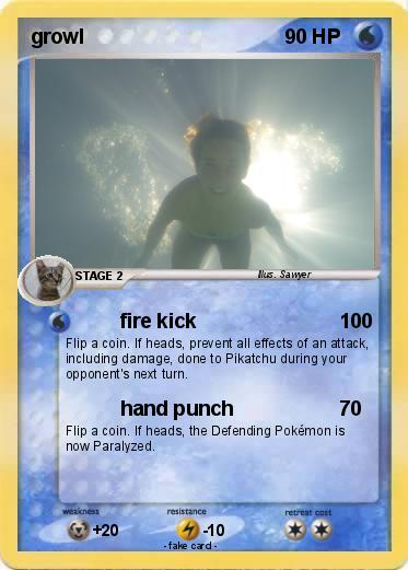 Pokemon growl