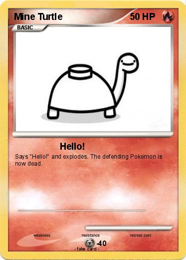 Pokemon Mine Turtle