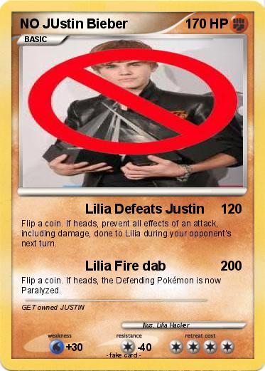 Pokemon NO JUstin Bieber