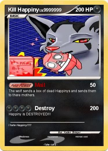 Pokemon Kill Happiny