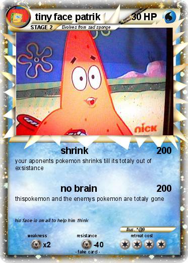 Pokemon tiny face patrik