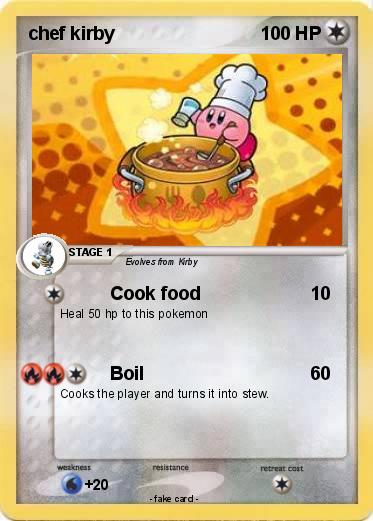 Pokemon chef kirby