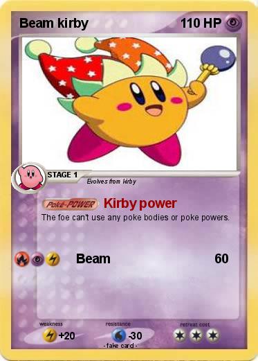 Pokemon Beam kirby