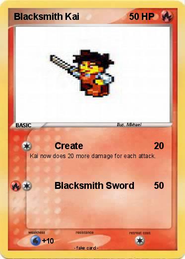 Pokemon Blacksmith Kai
