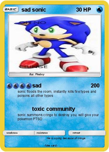 Pokemon sad sonic