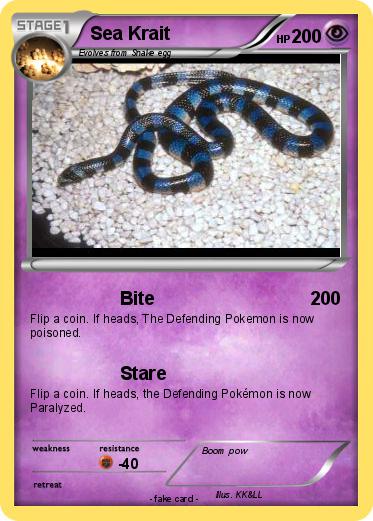 Pokemon Sea Krait