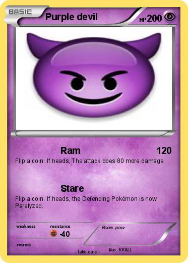 Pokemon Purple devil