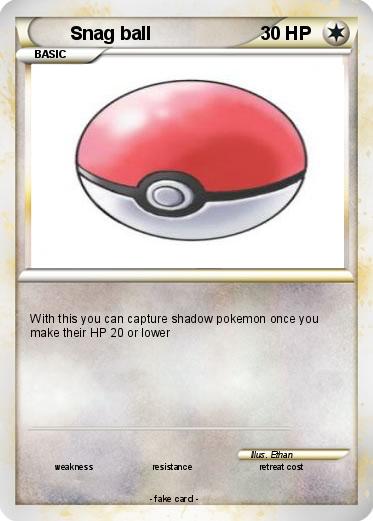 Pokemon Snag ball