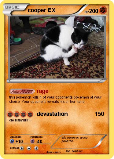 Pokemon cooper EX