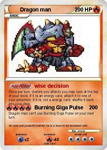 Pokemon Dragon man