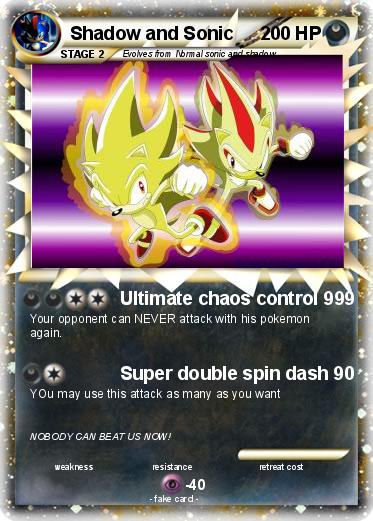 Pokemon Shadow and Sonic