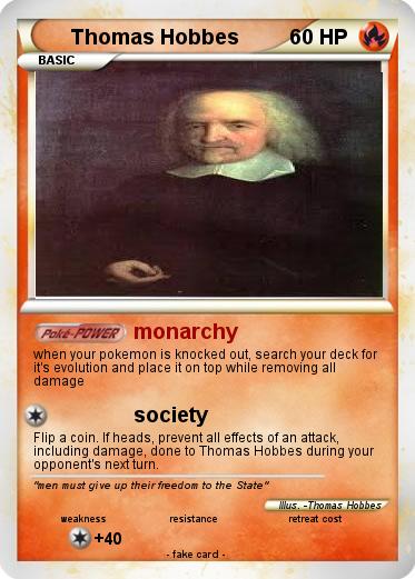 Pokemon Thomas Hobbes