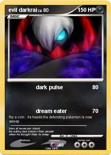 Pokemon evil darkrai