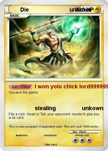 Pokemon Die                            unkown