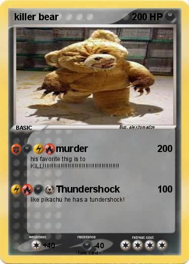 Pokemon killer bear