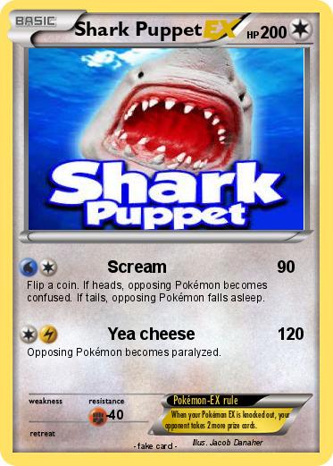 Pokemon Shark Puppet